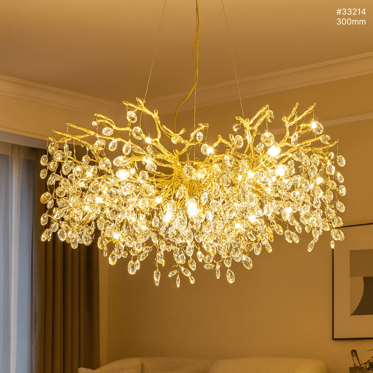 Modern Crystal Chandelier (#33214 300mm)