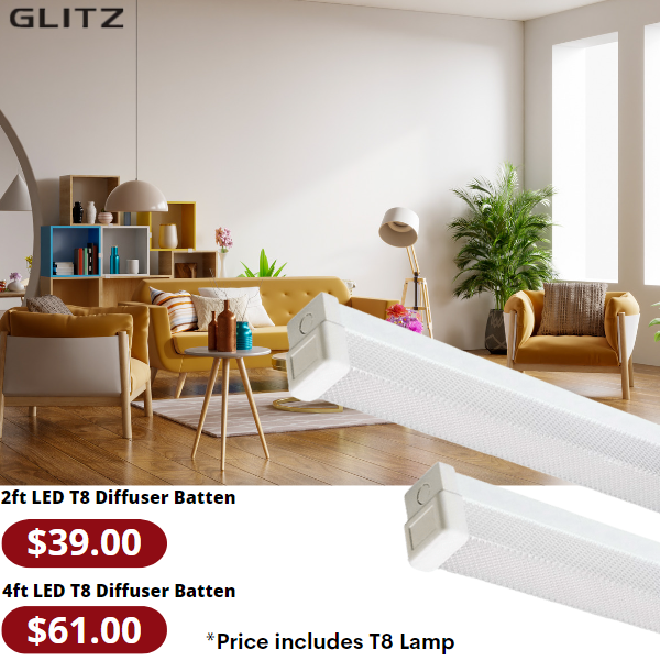 LED T8 Diffuser Batten