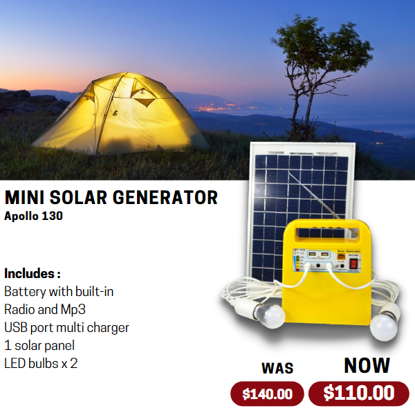 MINI SOLAR GENERATOR APOLLO 130
