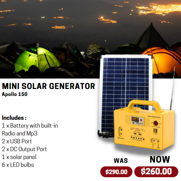MINI SOLAR GENERATOR APOLLO 150