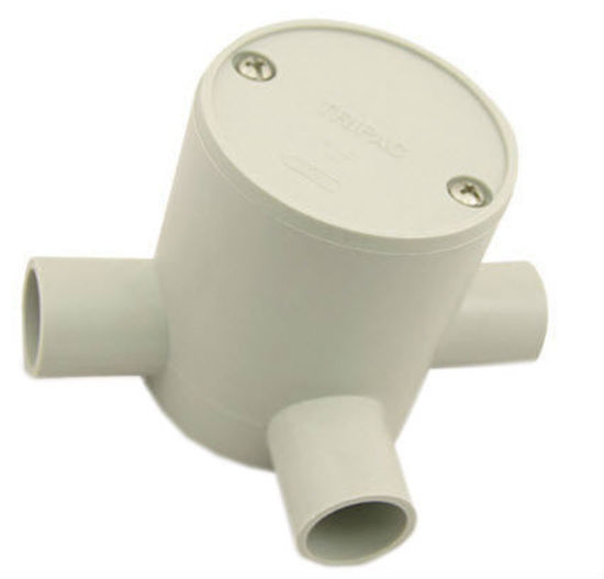Deep Junction Box 20 mm, 3 way