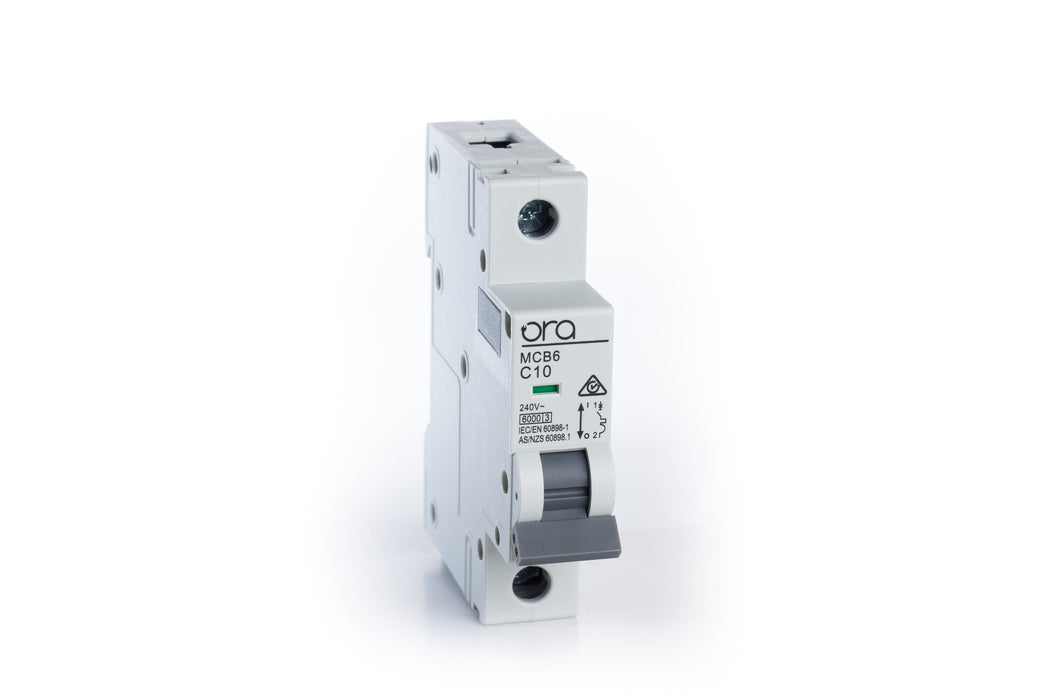 Ora Miniature Circuit Breaker 10A Rail Mount