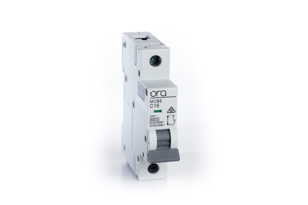 Ora Miniature Circuit Breaker 16A Rail Mount
