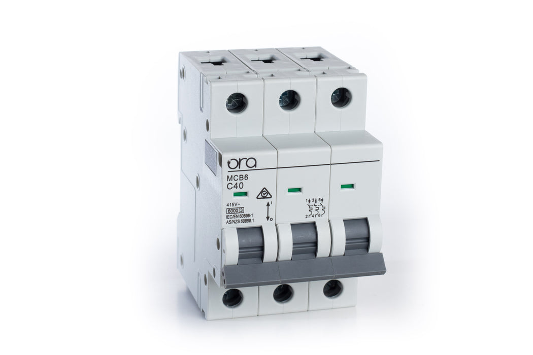 Ora Miniature Circuit Breaker-40A Rail Mount