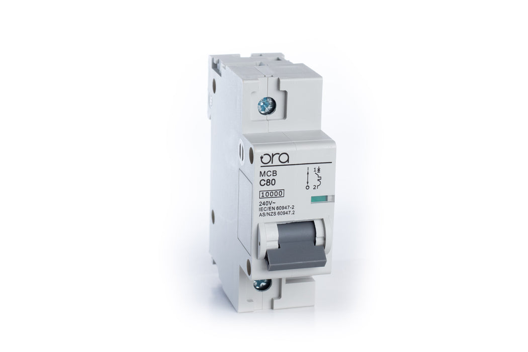 Ora Miniature Circuit Breaker 80A Rail Mount Single Phase