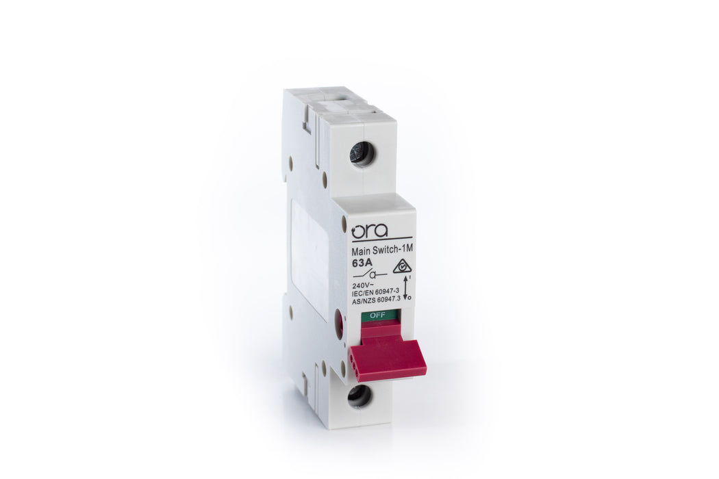 Ora Main Switch 63A Rail Mount