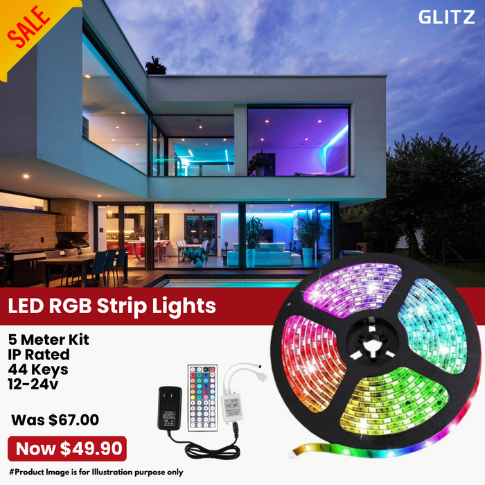 LED RGB strip light 12-24v