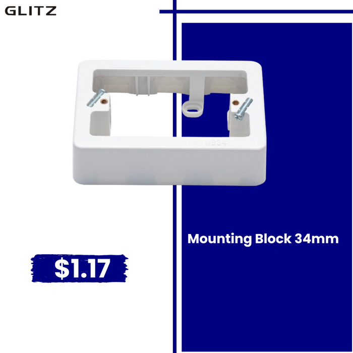 Mounting Block 34mm