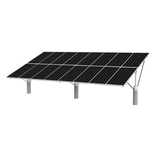 Solar panel on a white background