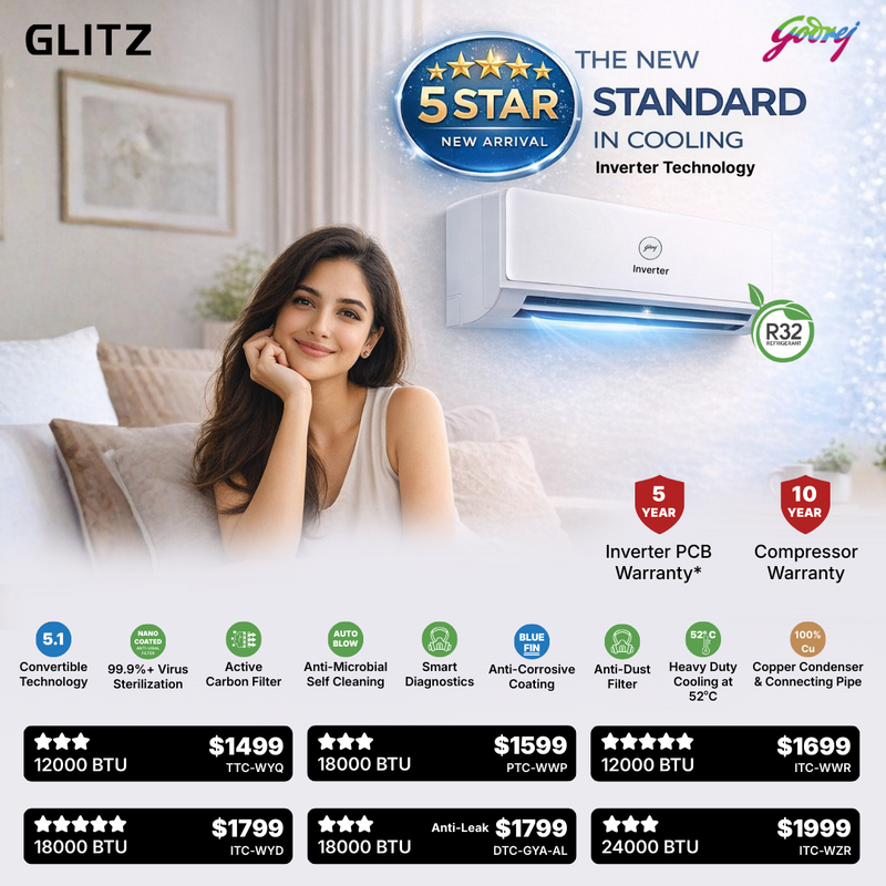 Godrej Aircon (18000 BTU) - (PTC-WWP)