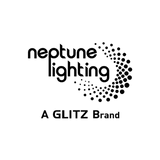 Neptune Lighting logo with 'A GLITZ Brand' text on a white background