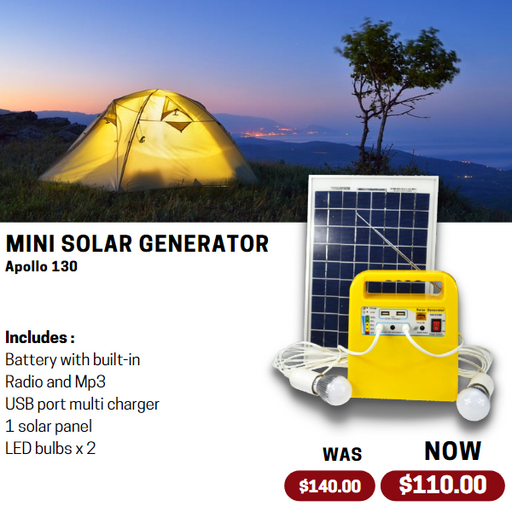 MINI SOLAR GENERATOR APOLLO 130