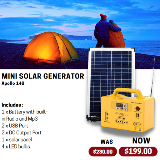 MINI SOLAR GENERATOR APOLLO 140