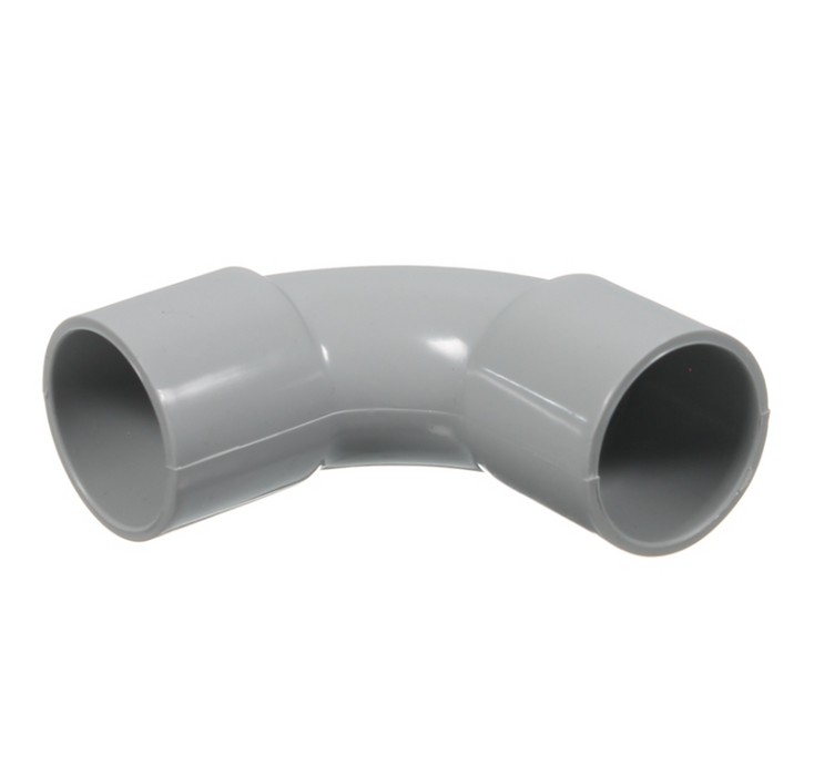 Elbow Plastic Grey 20mm (Pack Of 5)